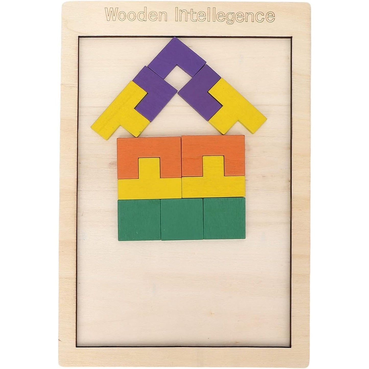 Wooden Blocks Puzzle – Educational Toy for Kids & Brain Training for Adults