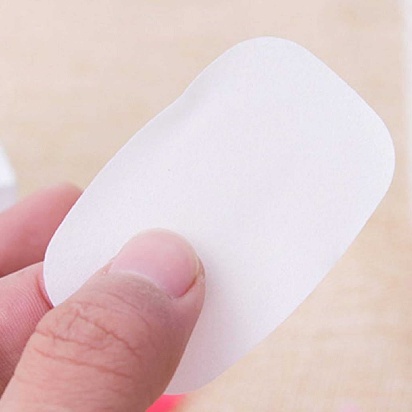 Travel Paper Soap Sheets with Mini Box – 20 Sheets, Random Color