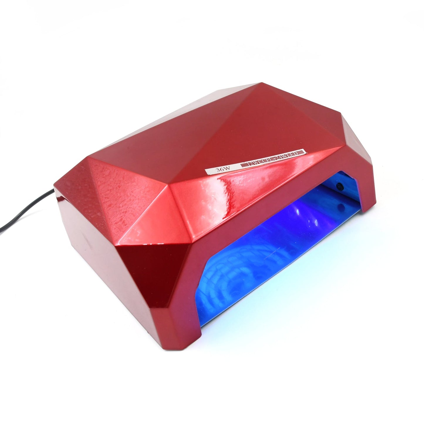 36W LED Nail Dryer Lamp for Gel Polish, Diamond-Shaped UV/LED Curing Light for Manicure & Pedicure