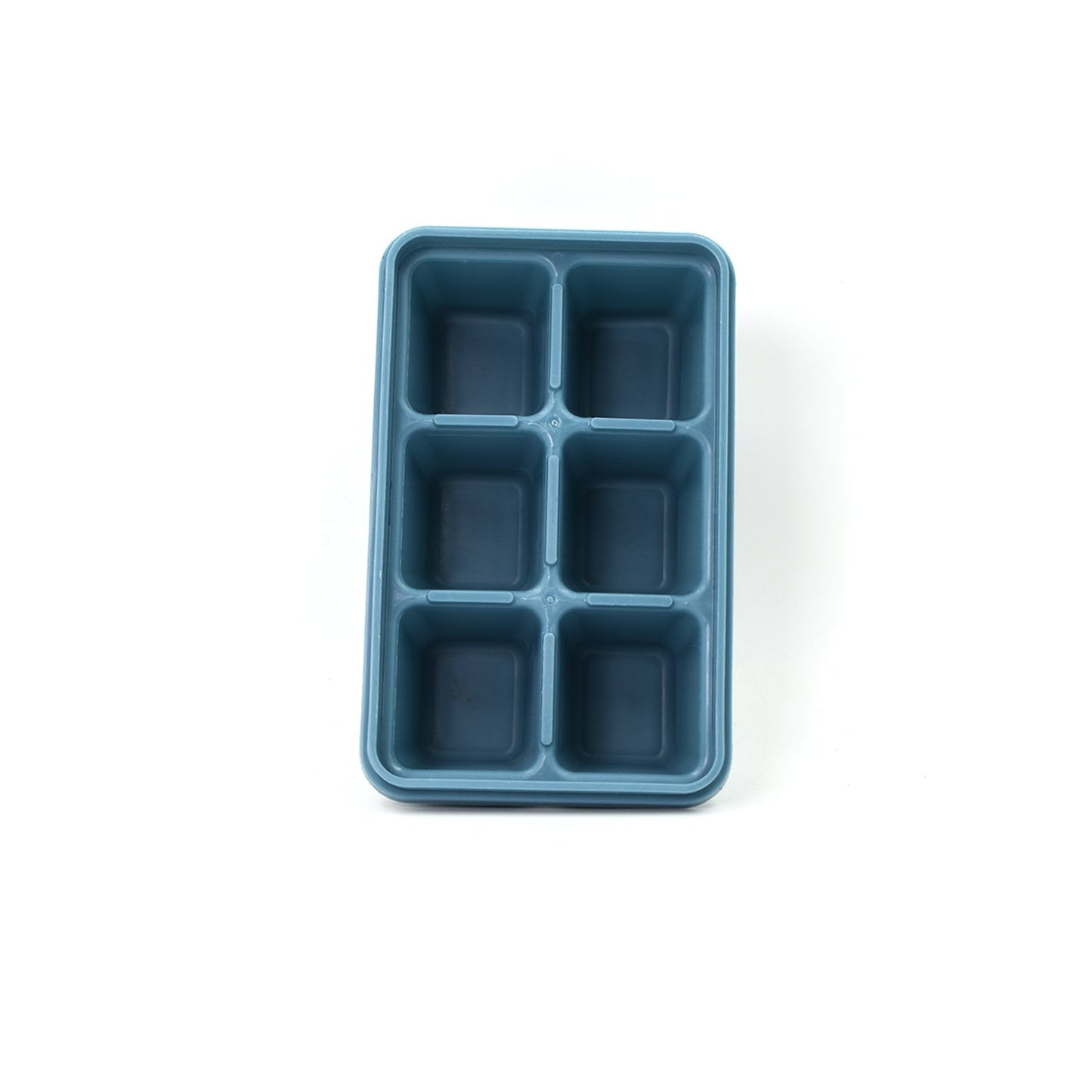 6-Grid Silicone Ice Tray – Flexible & Compact Ice Cube Mold for Household Use