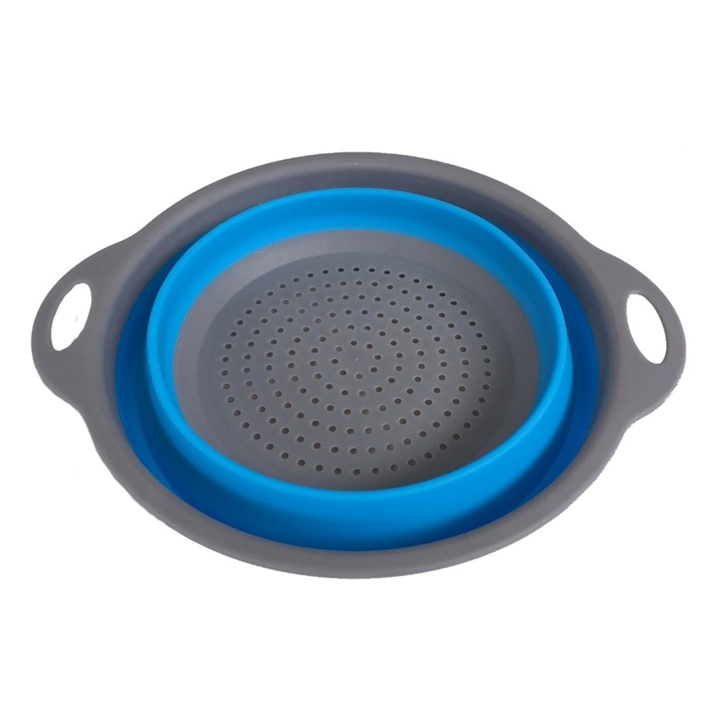 Foldable Round Silicone Strainer – Lightweight & Portable Kitchen Utensil