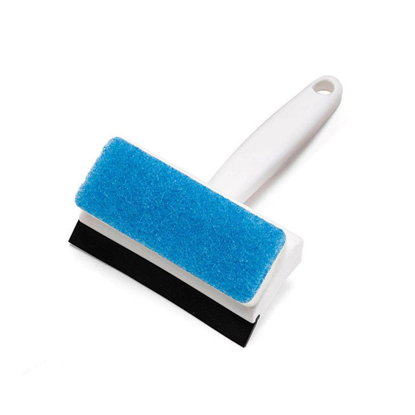 2-in-1 Glass Wiper & Scrub Brush – Double-Sided Mirror & Tile Cleaner