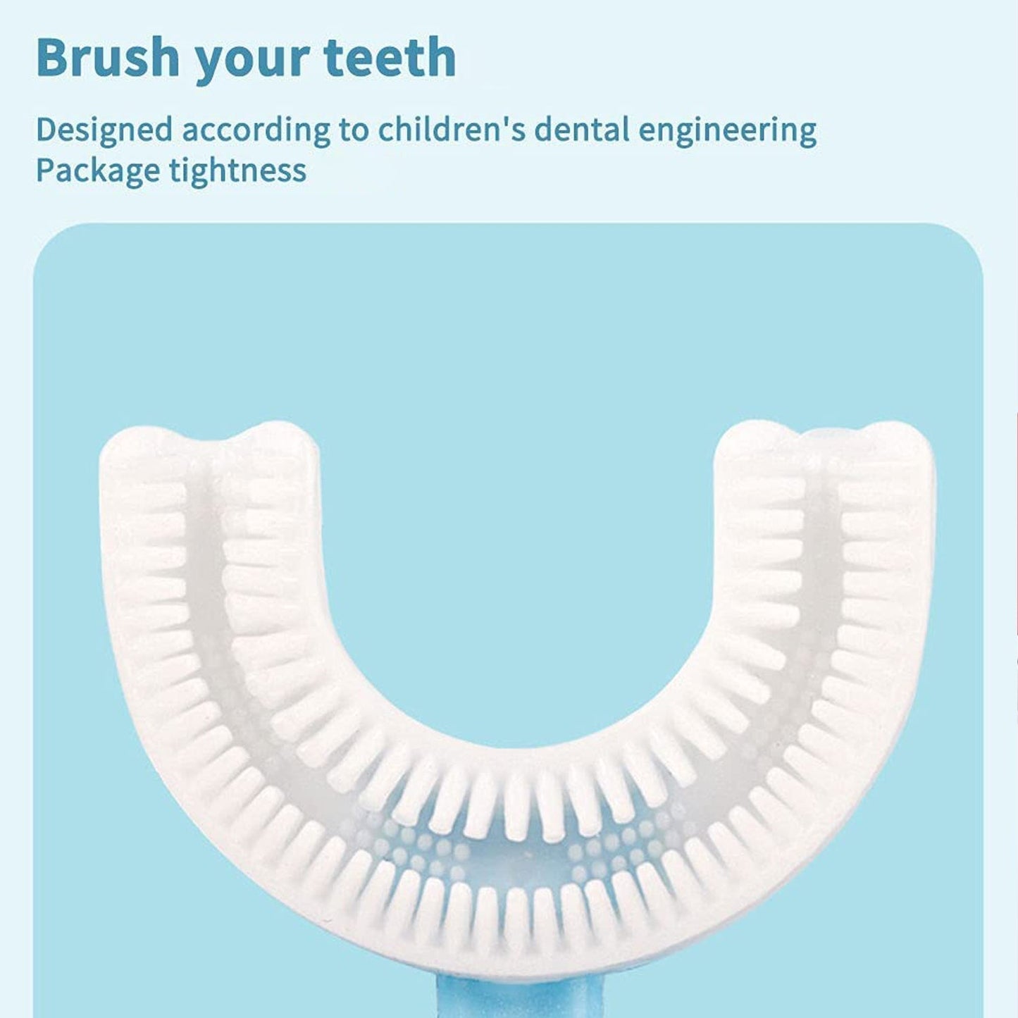 Kids U-Shaped Toothbrush – Soft, Safe & Easy Oral Care (Mix Color)
