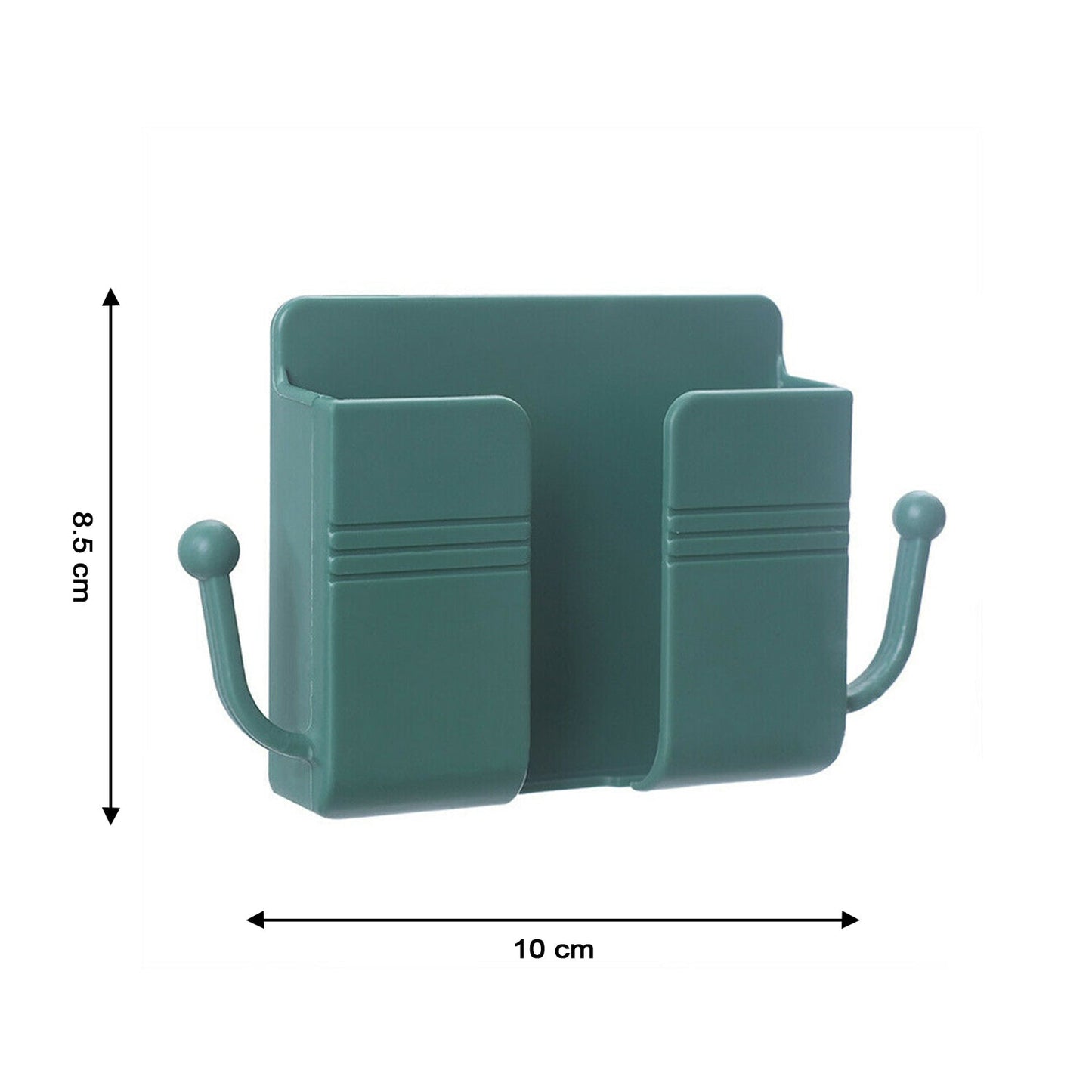 Wall Mount Mobile Stand with Hook – Compact Holder for Home & Office