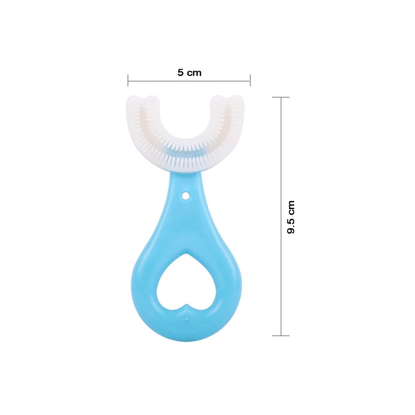 Kids U-Shaped Toothbrush – Soft, Safe & Easy Oral Care (Mix Color)