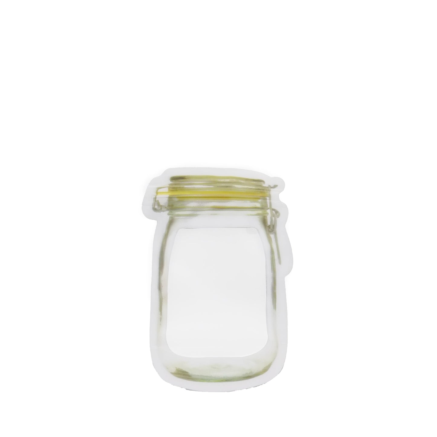Reusable Airtight Mason Jar Zipper Storage Bag – 150ml Food Pouch (1 Pc)