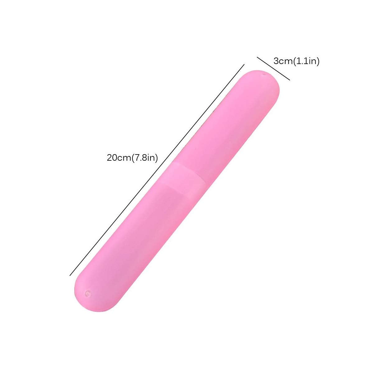 Plastic Hygienic Toothbrush Travel Portable Case – Ventilated & Durable for On-the-Go Use