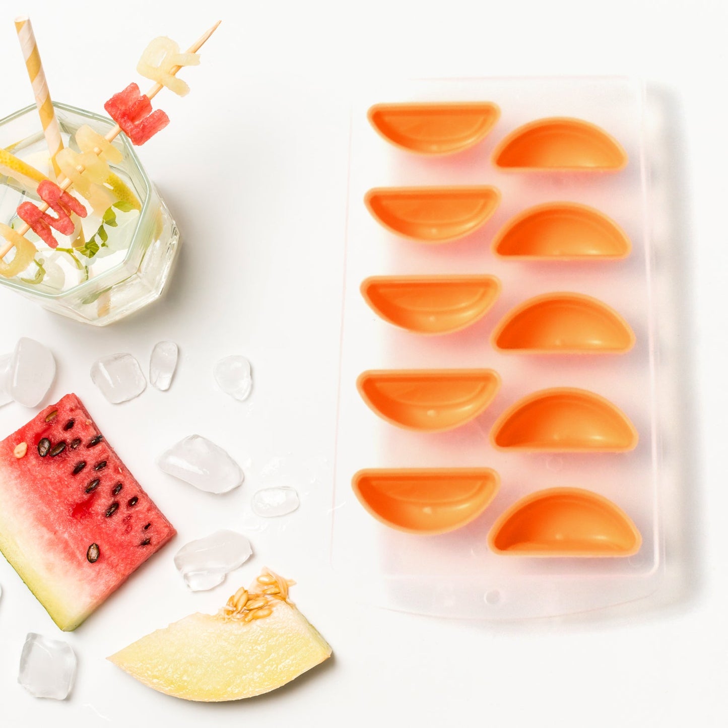 Creative Silicone Orange-Shape Mould for Ice and Chocolate