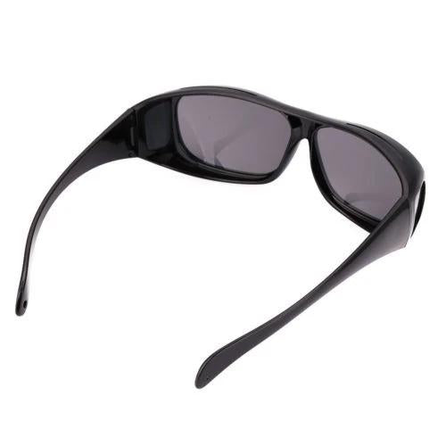 Night HD Vision Driving Anti-Glare Eyeglasses – Yellow Lens with Side Protection