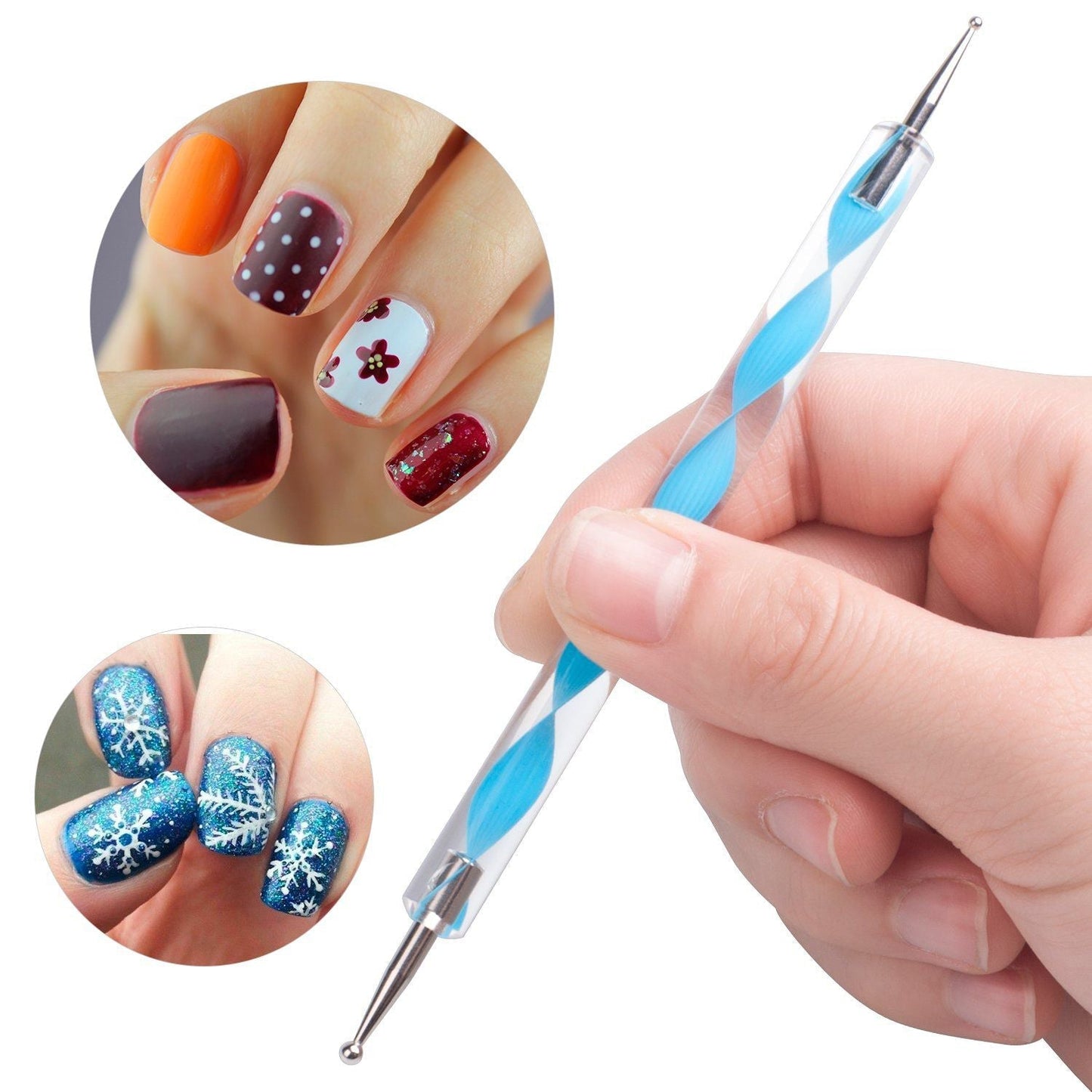 Women's Nail Art Point Pen Set for Fashion Use – Pack of 5Pcs