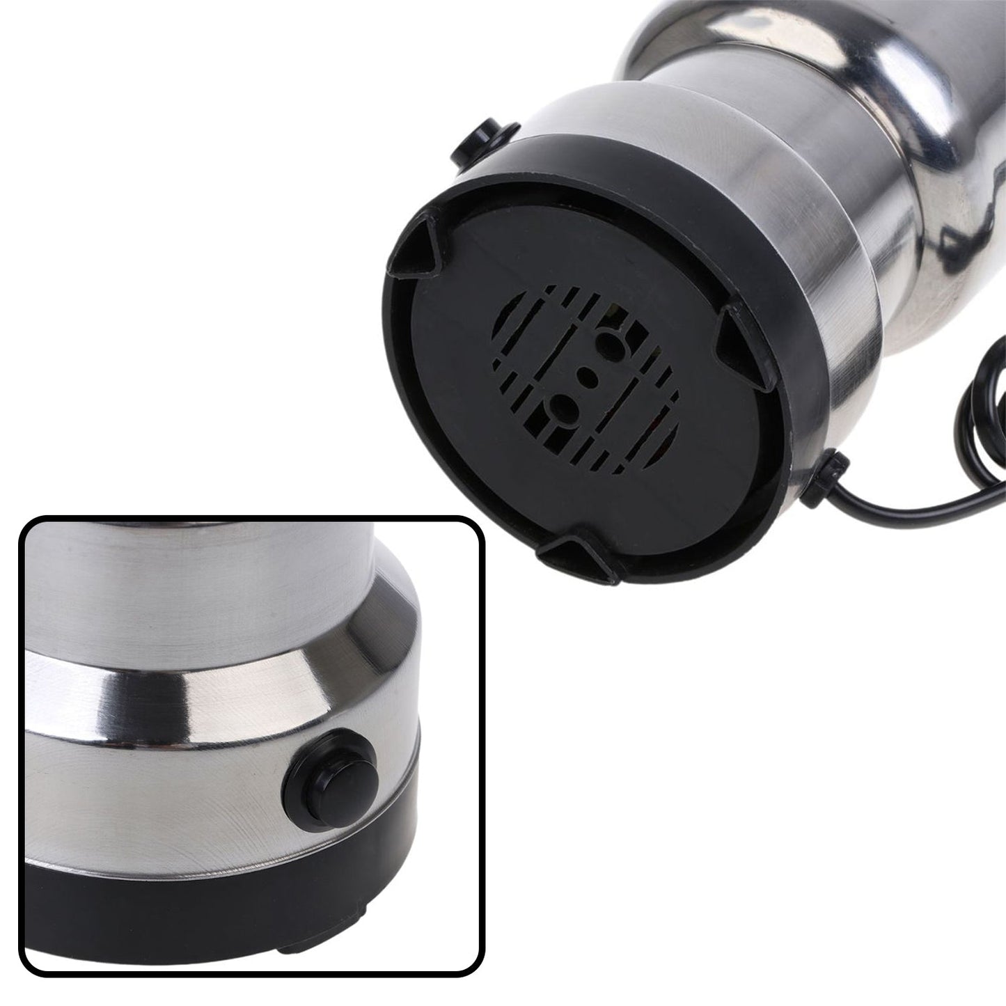 Mini Electric Stainless Steel Grinder – 150W Multifunction Smash Machine for Dry Spices, Grains, Herbs & Seeds