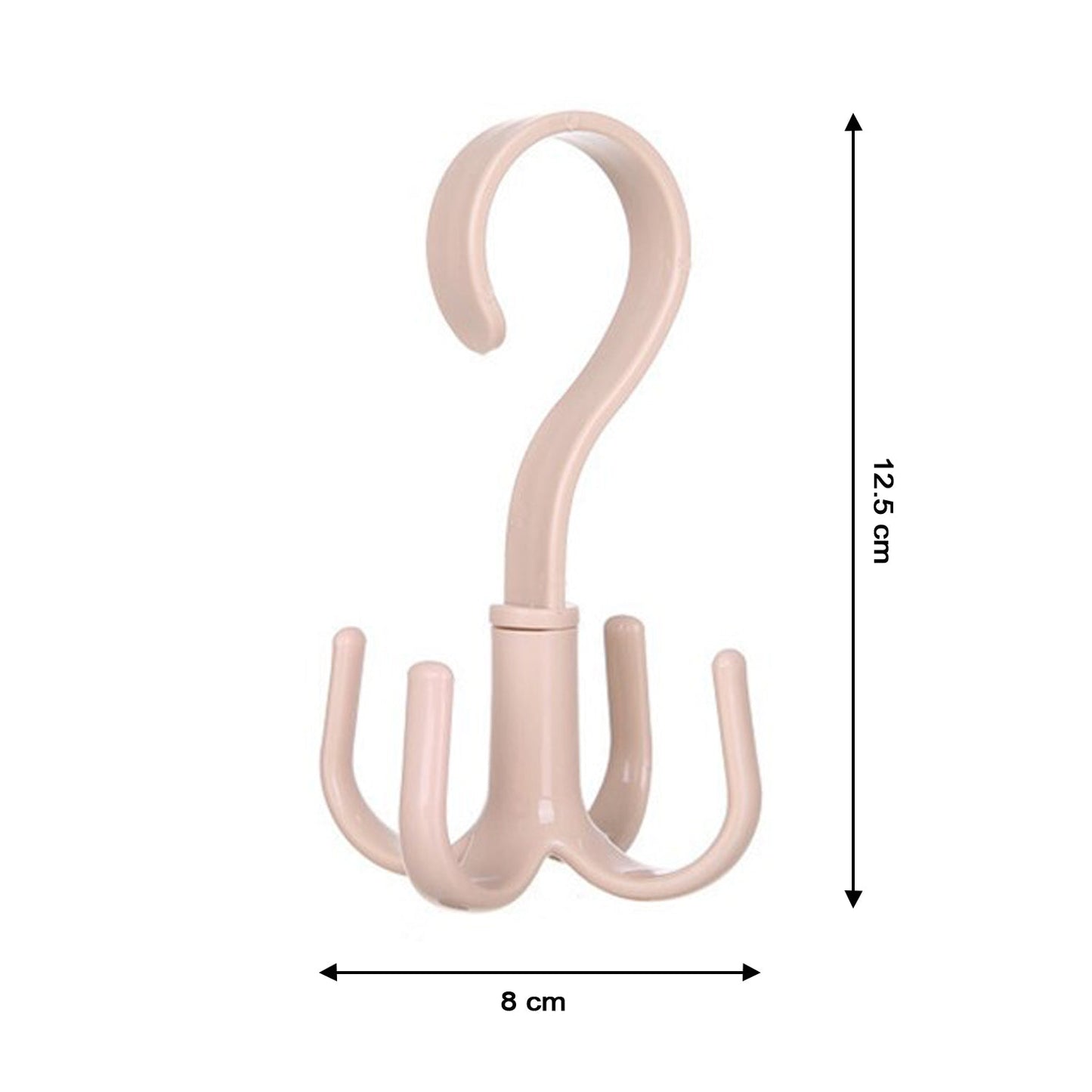 4-Claw 360° Rotatable Purse Rack Hook – Multi-Function Hanger