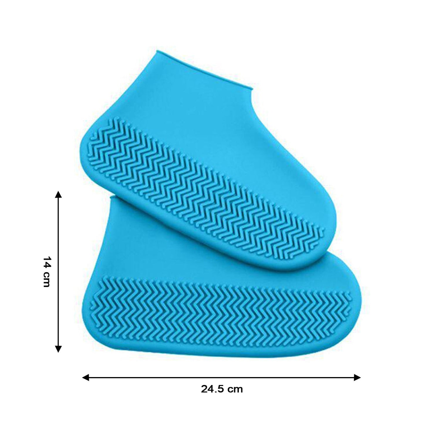 Non-Slip Silicone Reusable Waterproof Shoe Cover – Random Color