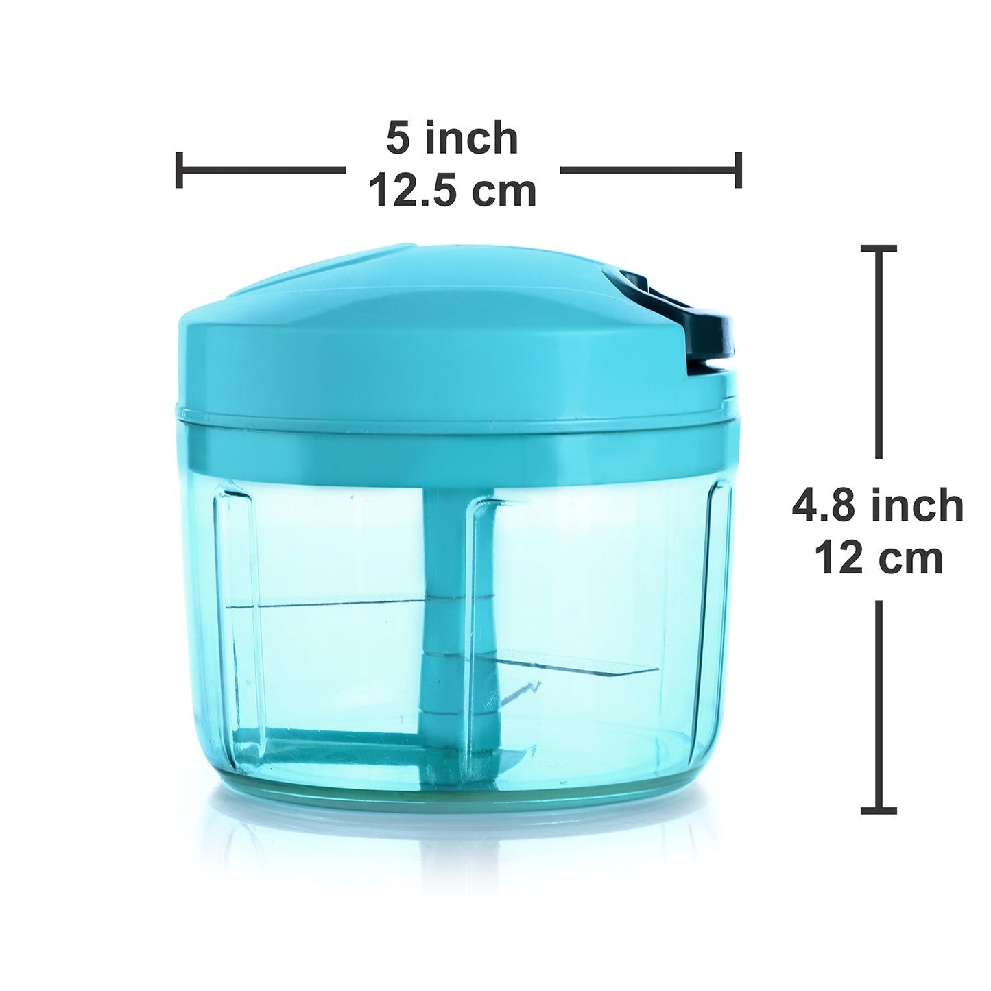 Ganesh Quick Vegetable Chopper, 725ml – Manual, BPA-Free, 1 Unit