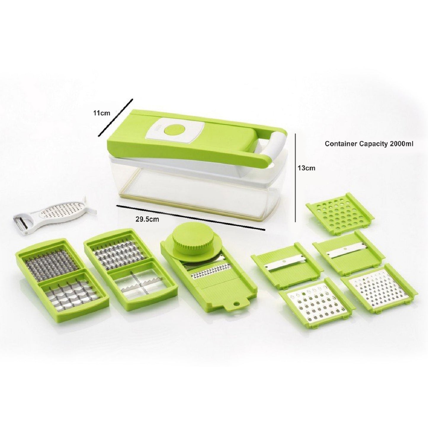 House of Sensation Snowpearl 14 in 1 Quick Dicer – Multi-Blade Cutter