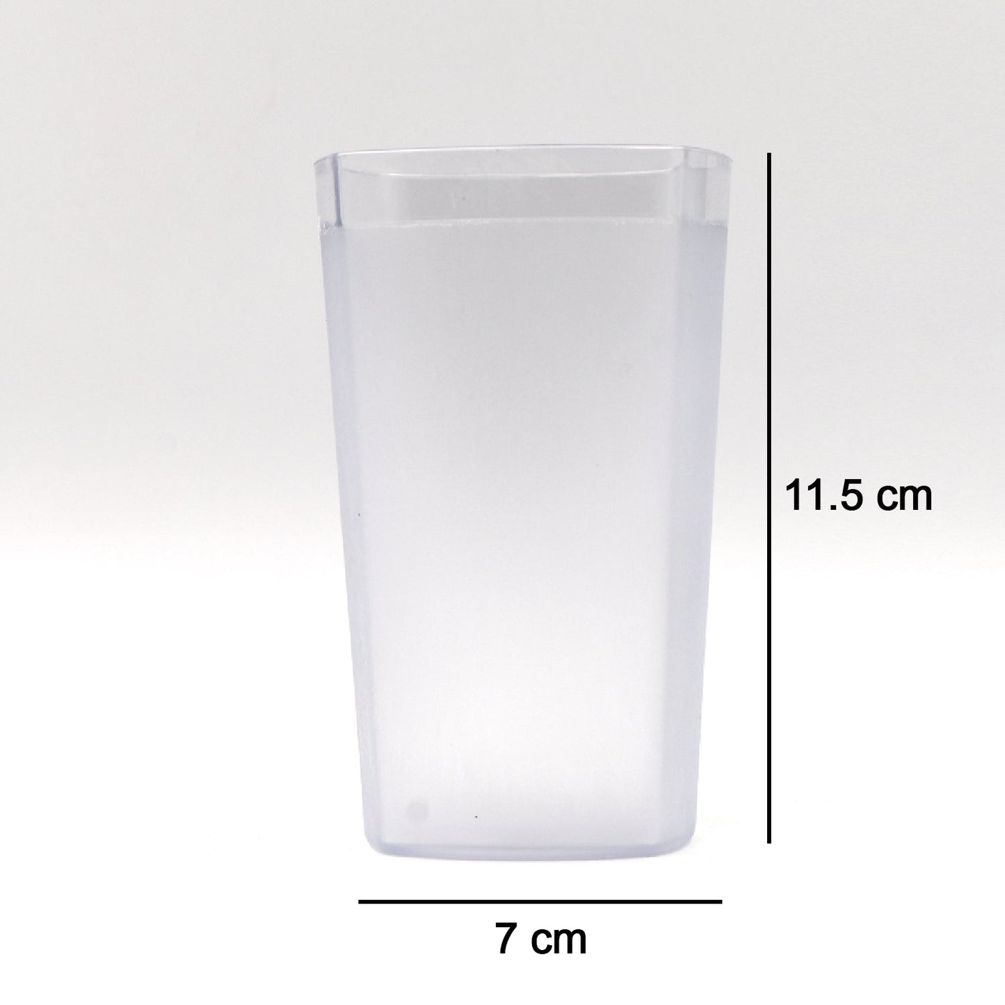 Ganesh Decent Glass Set of 6 – 350ml, Unbreakable & BPA-Free