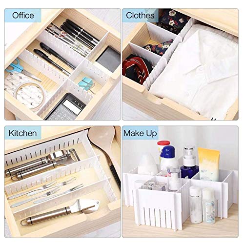 Adjustable Drawer Organizer & Kitchen Board Divider – 6 Pcs Set