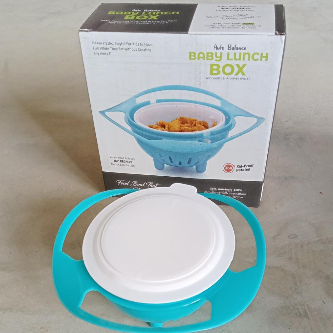 Spill-Proof Gyro Bowl – 360° Rotating Toddler Feeding Dish