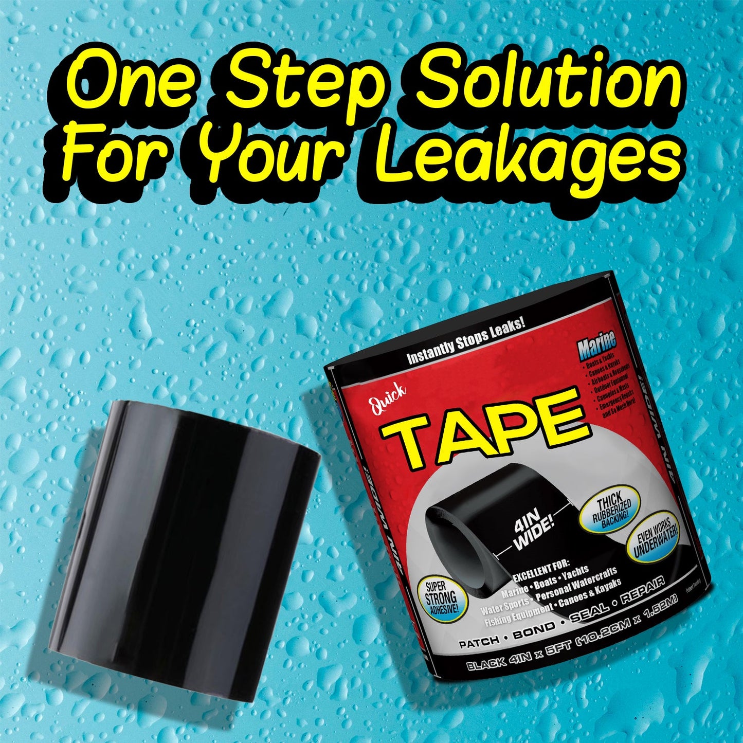 Heavy-Duty Leak-Proof Waterproof Repair Tape (1.52M x 10CM)