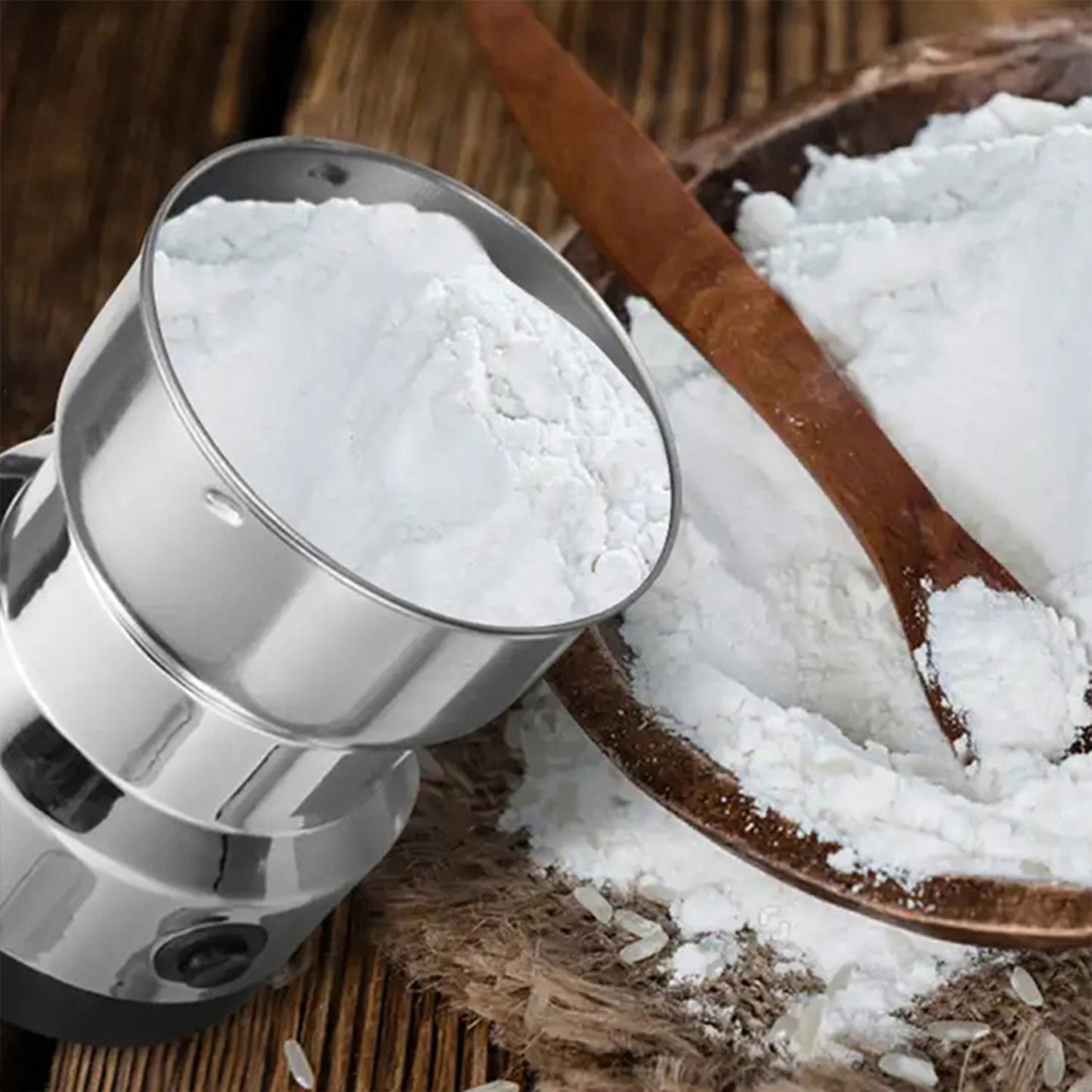 Mini Electric Stainless Steel Grinder – 150W Multifunction Smash Machine for Dry Spices, Grains, Herbs & Seeds