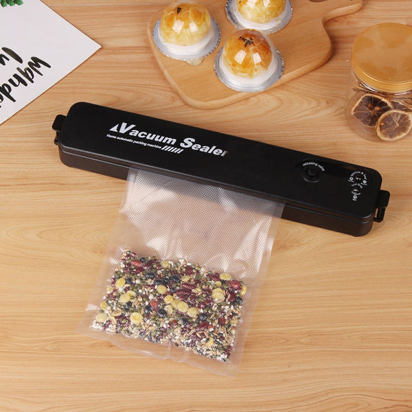 One-Touch Automatic Vacuum Sealing Machine for Dry & Moist Food | Powerful -60kPa Suction