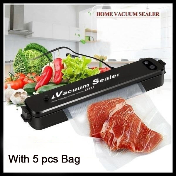 One-Touch Automatic Vacuum Sealing Machine for Dry & Moist Food | Powerful -60kPa Suction