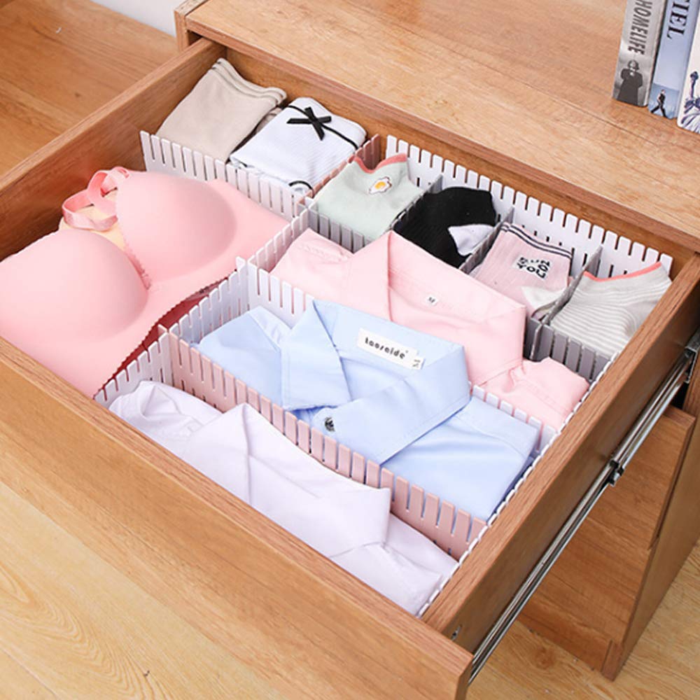 Adjustable Drawer Organizer & Kitchen Board Divider – 6 Pcs Set