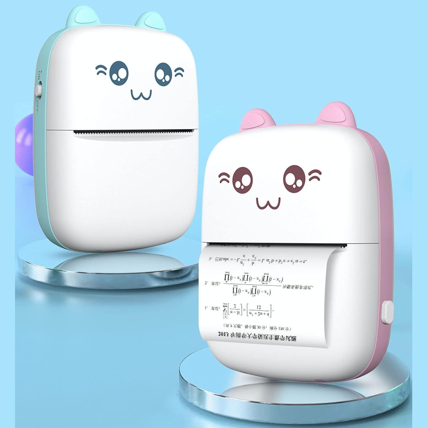 Pocket Mini Bluetooth Thermal Printer – Smart Photo Printer (1 Roll)