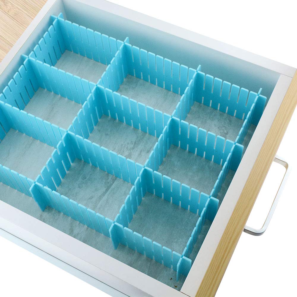 Adjustable Drawer Organizer & Kitchen Board Divider – 6 Pcs Set