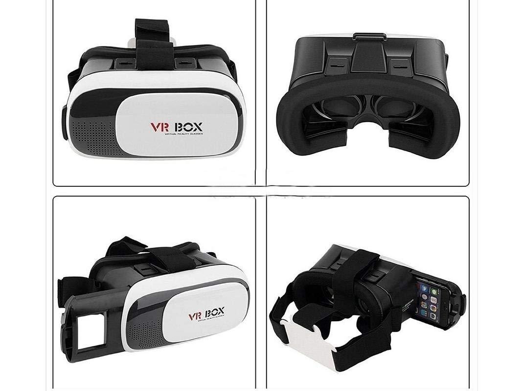 3D VR Box Virtual Reality Glasses Headset for Android & iOS (4.5"–6" Phones)
