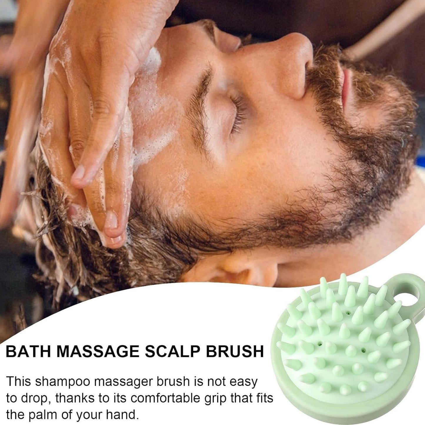 Portable Scalp Massage Comb – Hair & Shower Brush for Relaxing Shampoo