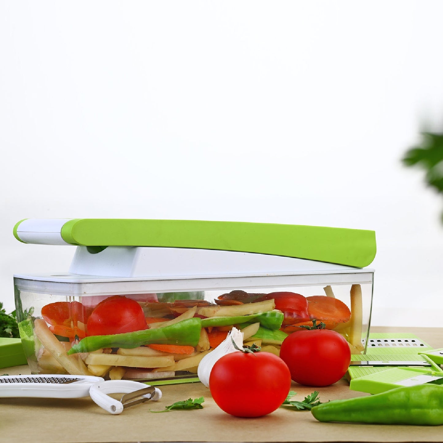 House of Sensation Snowpearl 14 in 1 Quick Dicer – Multi-Blade Cutter