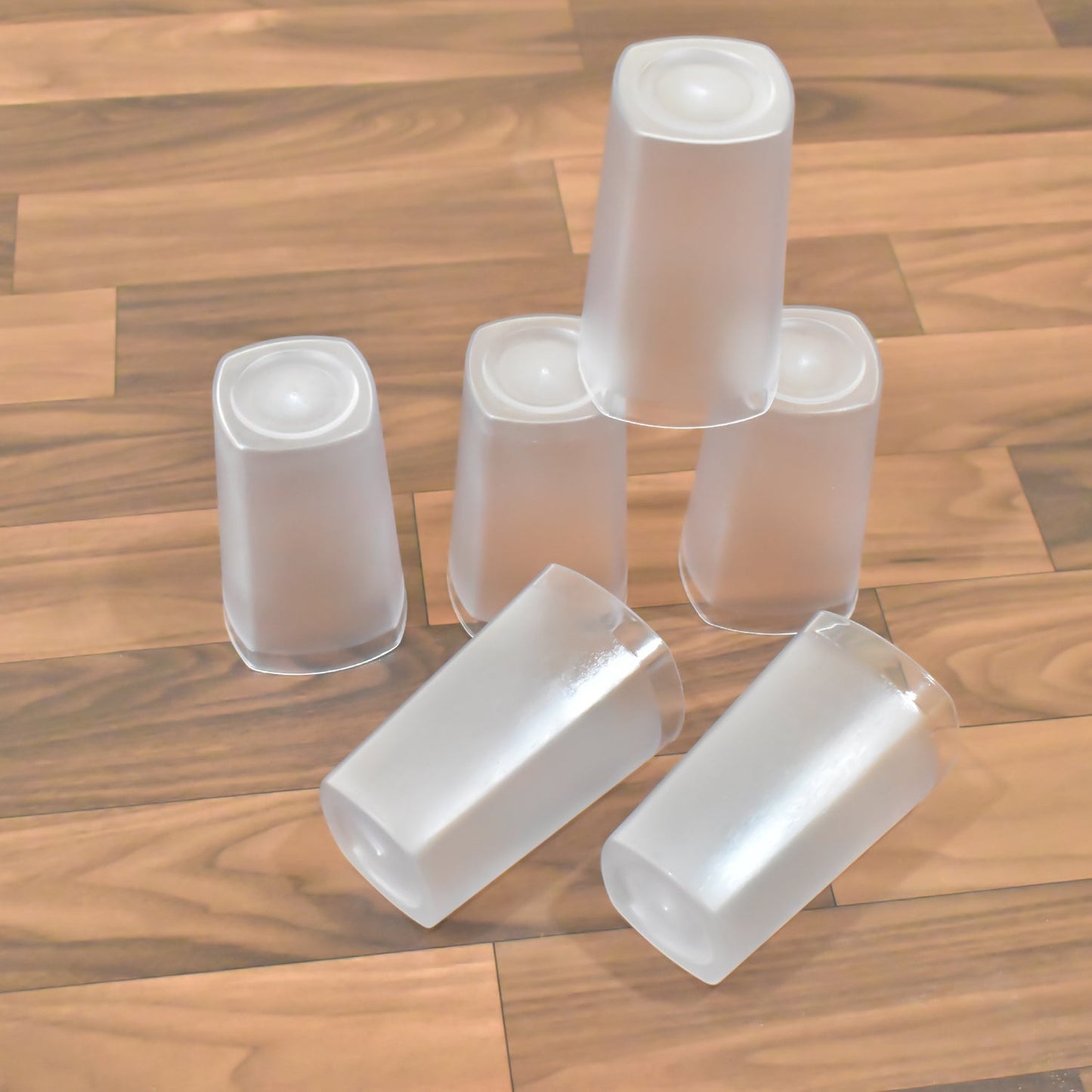 Ganesh Decent Glass Set of 6 – 350ml, Unbreakable & BPA-Free