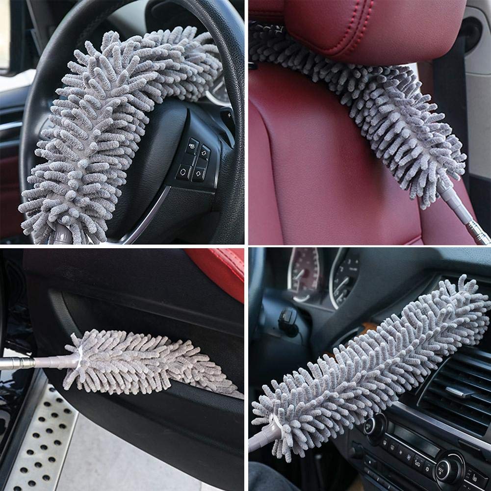 Foldable Multipurpose Microfiber Cleaning Duster – Extendable, Bendable and Washable