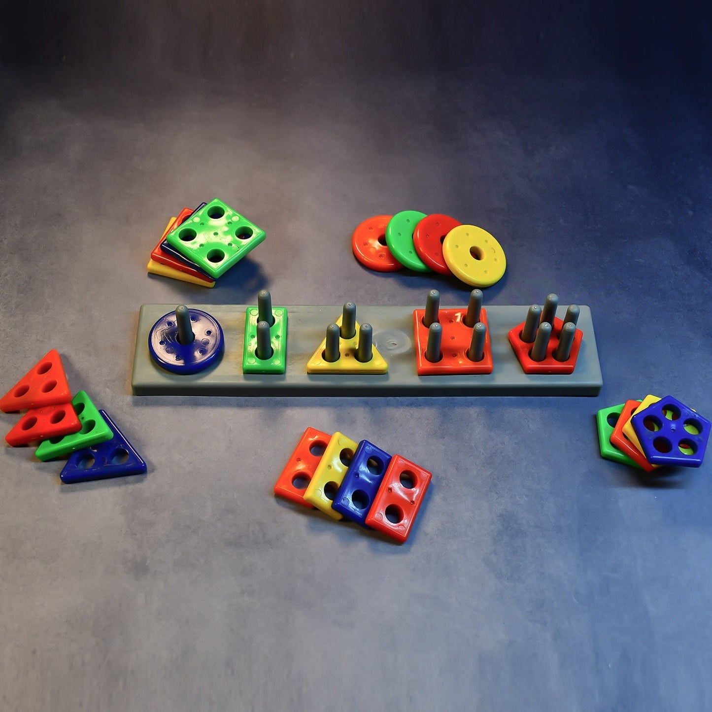 Geometric Brick - 5 Angle Column Matching Blocks for Kids (25 Pcs)