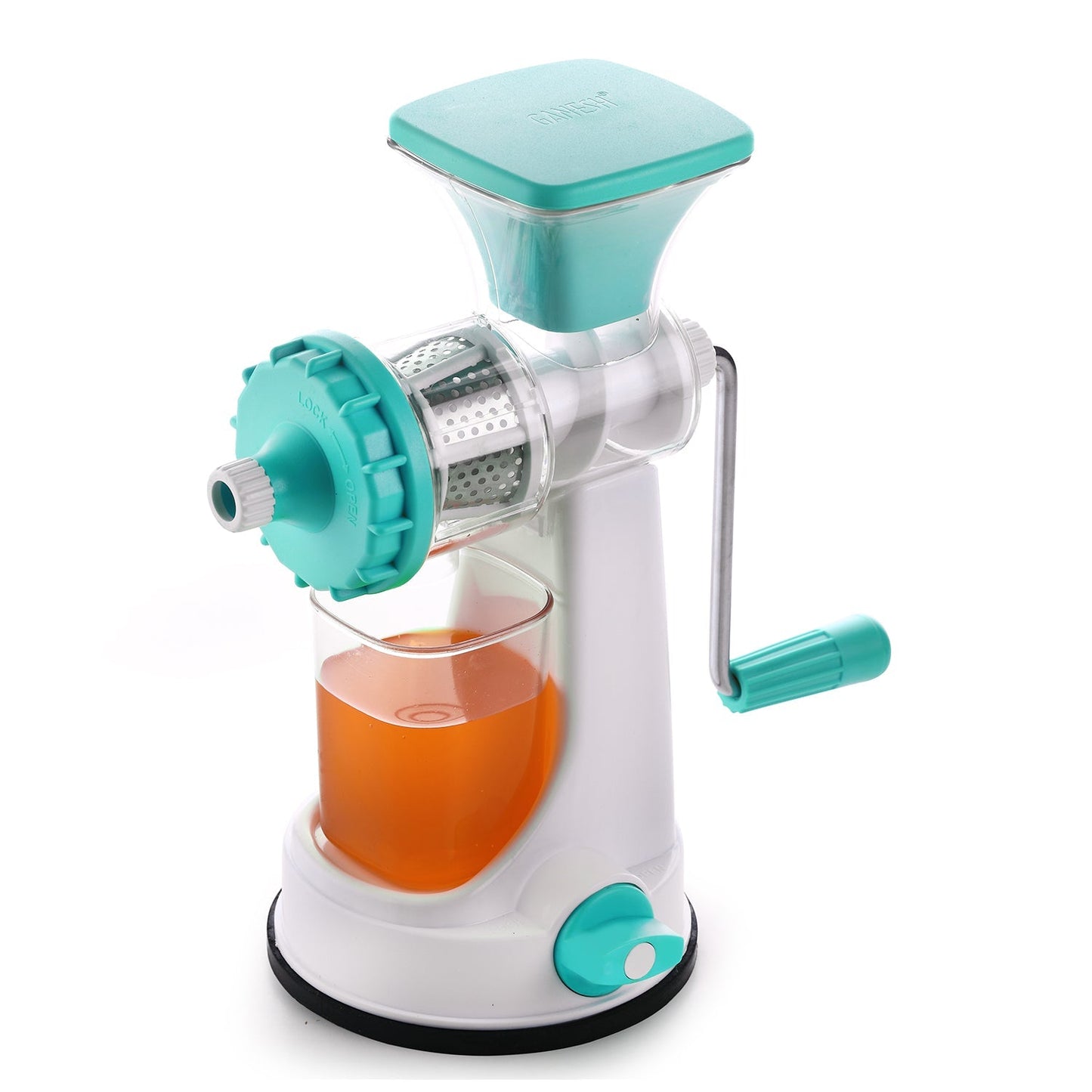 Ganesh Smart Plastic Hand Juicer for Fruits & Vegetables (Multicolor)