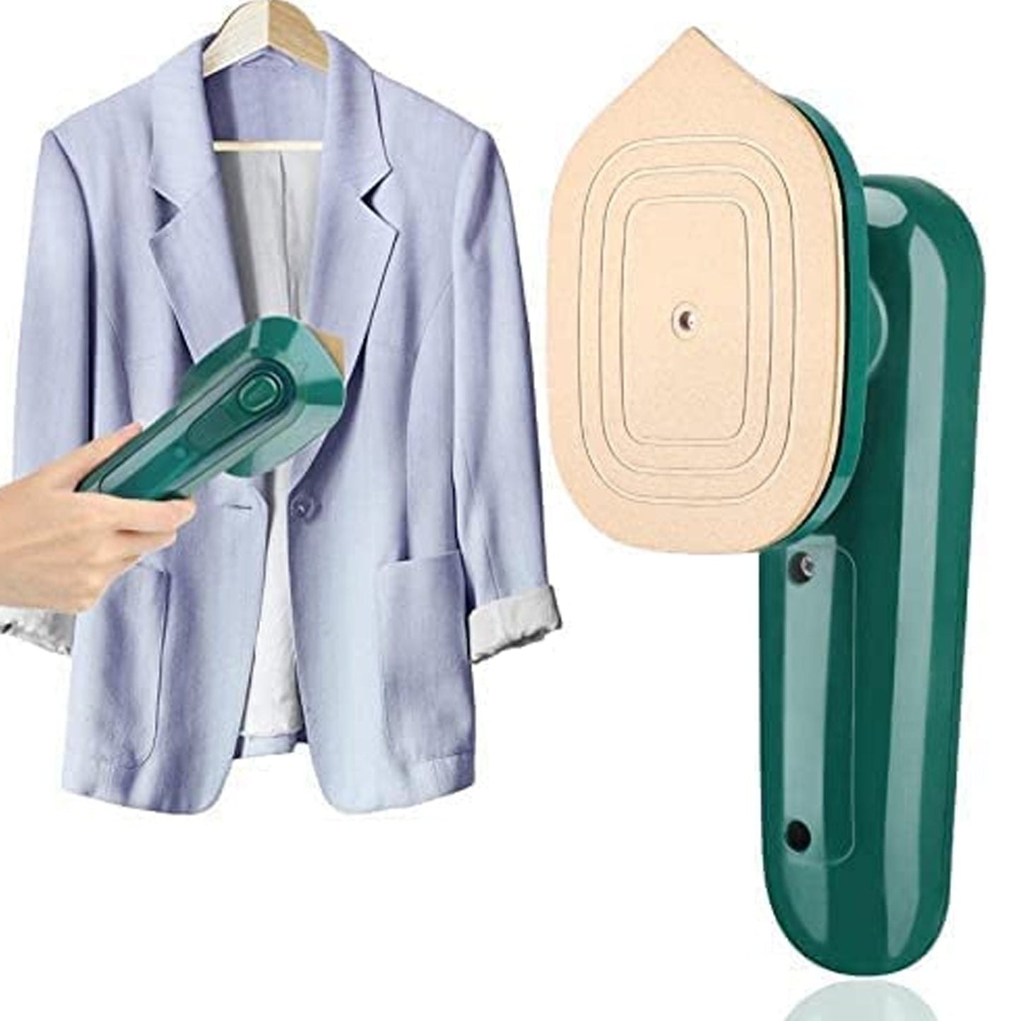 2-in-1 Mini Steam Iron & Garment Steamer – Portable & Travel-Friendly