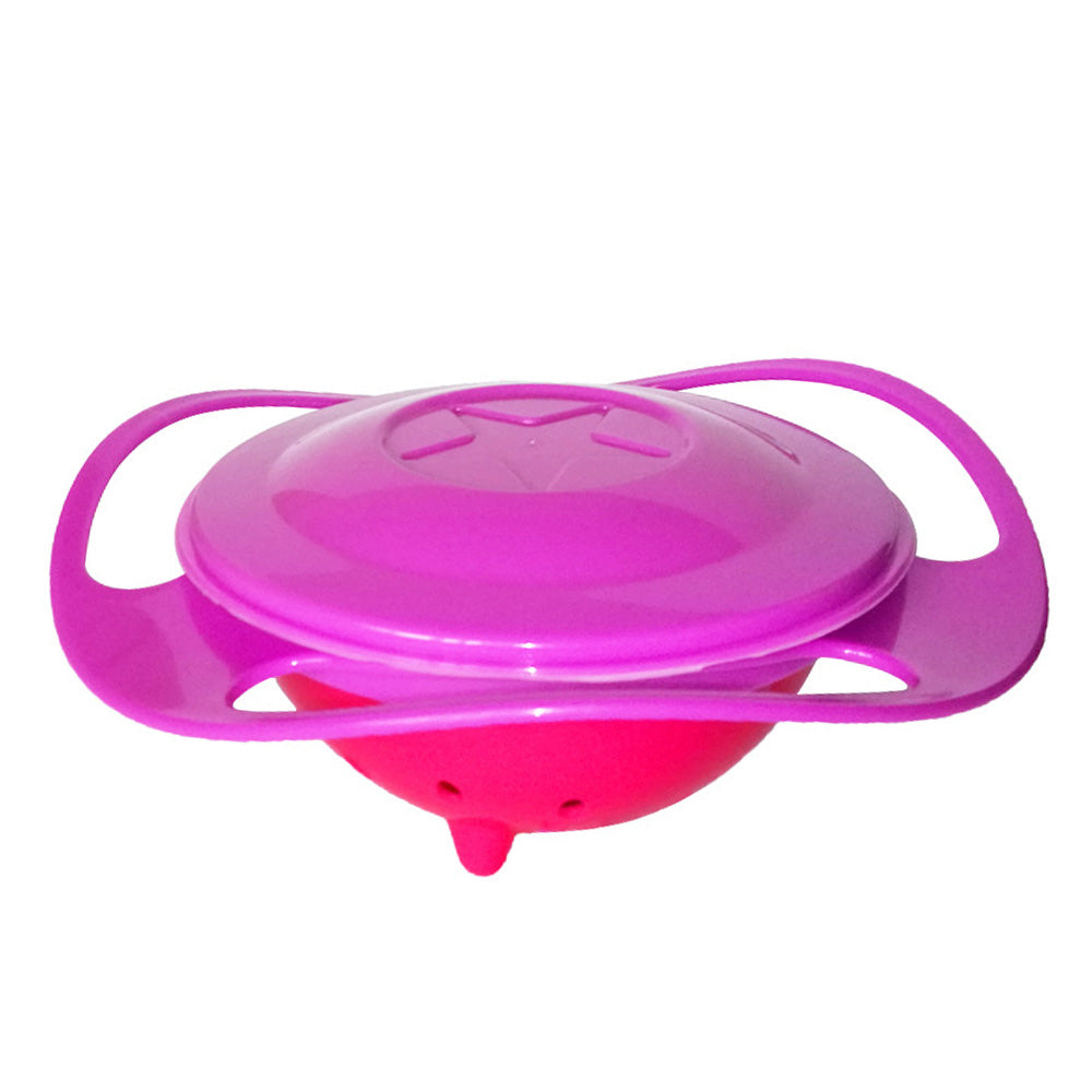 Spill-Proof Gyro Bowl – 360° Rotating Toddler Feeding Dish