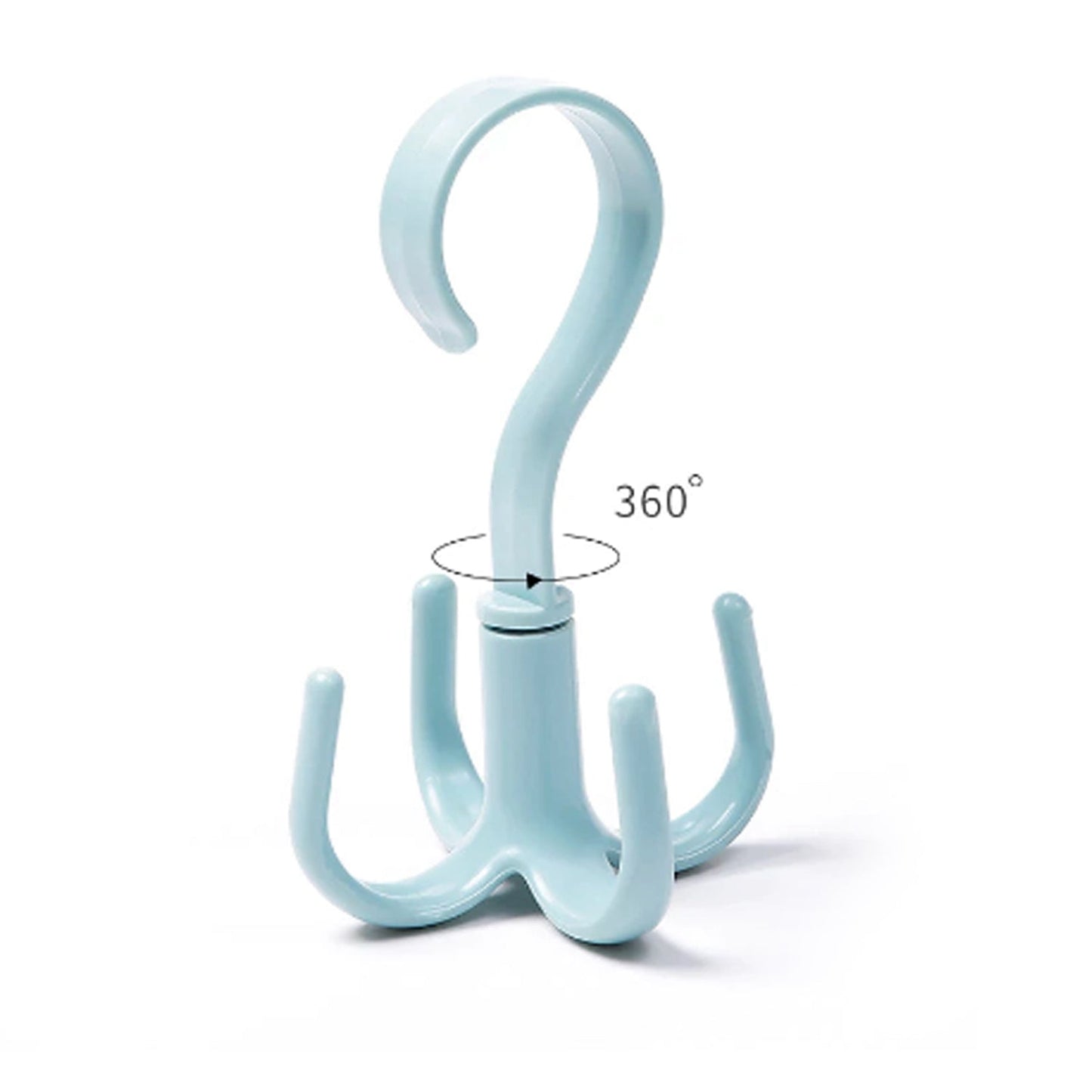 4-Claw 360° Rotatable Purse Rack Hook – Multi-Function Hanger