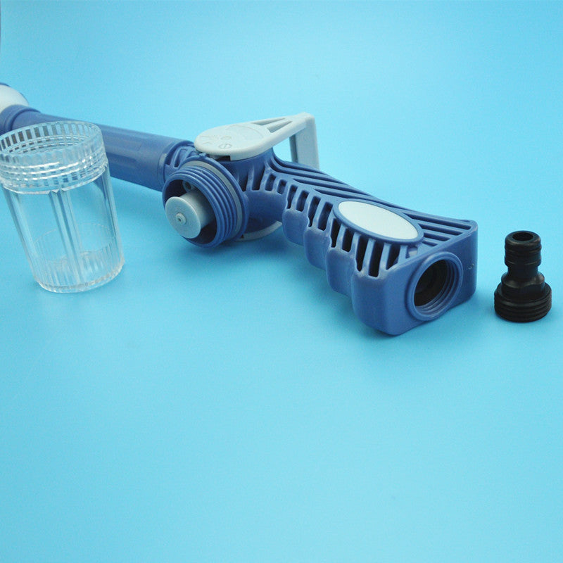Jet Water Cannon 8-in-1 Spray Gun with Soap Dispenser – Multi-Function Hose Nozzle