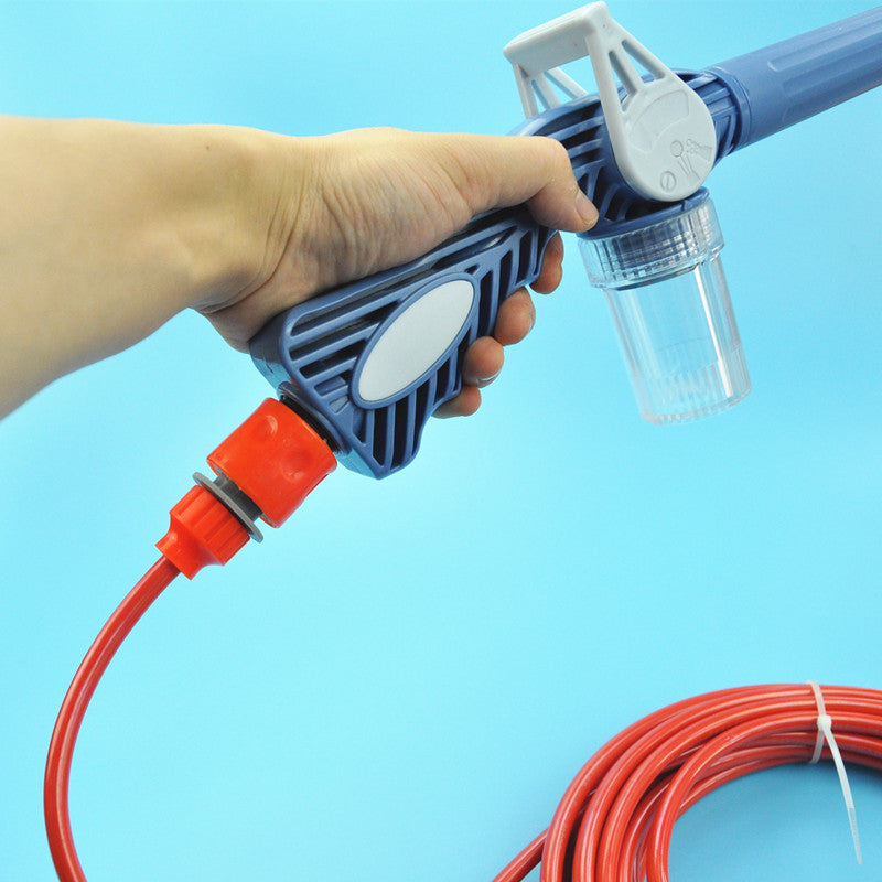 Jet Water Cannon 8-in-1 Spray Gun with Soap Dispenser – Multi-Function Hose Nozzle