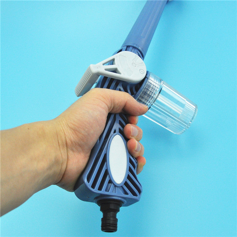 Jet Water Cannon 8-in-1 Spray Gun with Soap Dispenser – Multi-Function Hose Nozzle