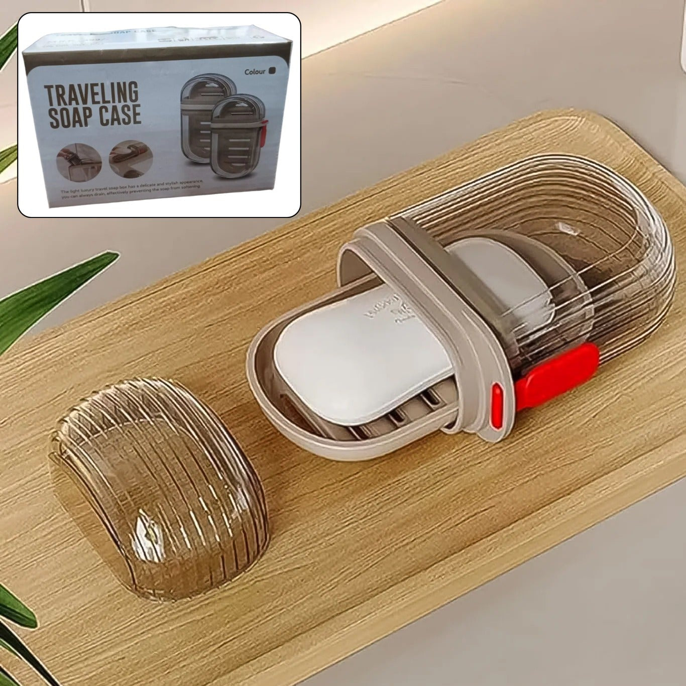 Travel Soap Box – Waterproof Plastic Soap Dish with Lid
