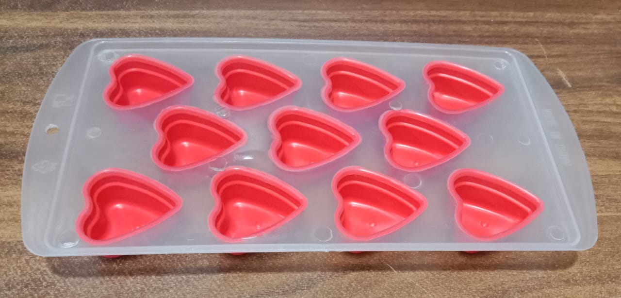 Creative Silicone Heart-Shape Mould for Ice and Chocolate
