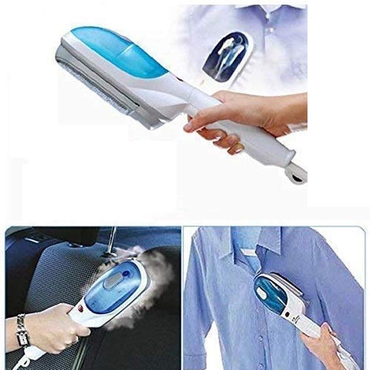 Portable Handheld Steam Iron for Clothes & Home Use