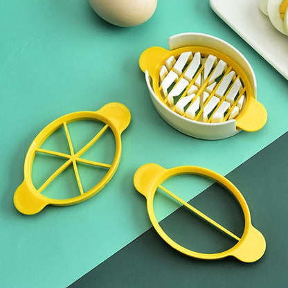 3-in-1 Egg Slicer for Boiled Eggs & Soft Foods