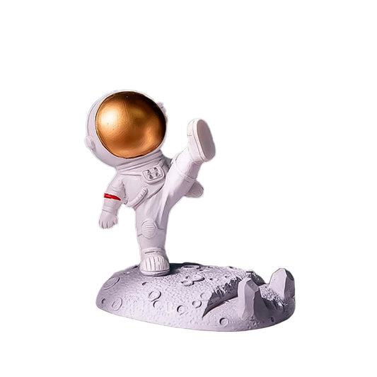 Astronaut Mobile Holder | 3D Resin Phone Stand for Desk & Car (1 Pc)