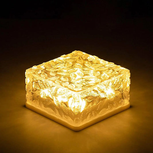 Solar Ice Cube Garden Light for Pathways & Décor (1 Pc)