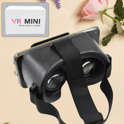 3D VR Glasses Virtual Reality Goggles Headset for All Smartphone VR Goggles - For 3D VR Movies & Video Games (1 Pc)