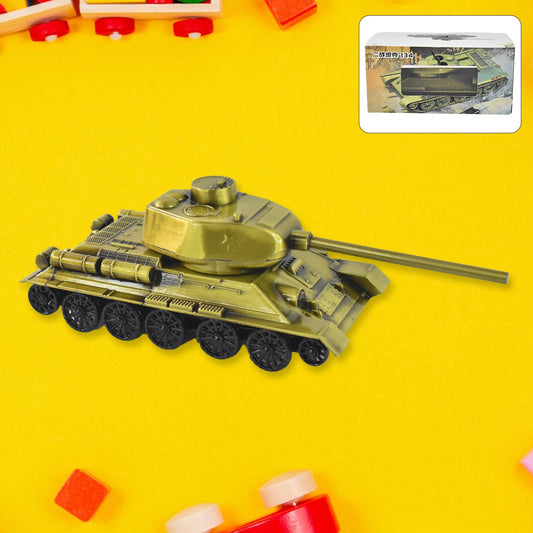 Retro Iron Art Tank Model, Nostalgia Tank Crafts Home Decor Ornament (Metal)